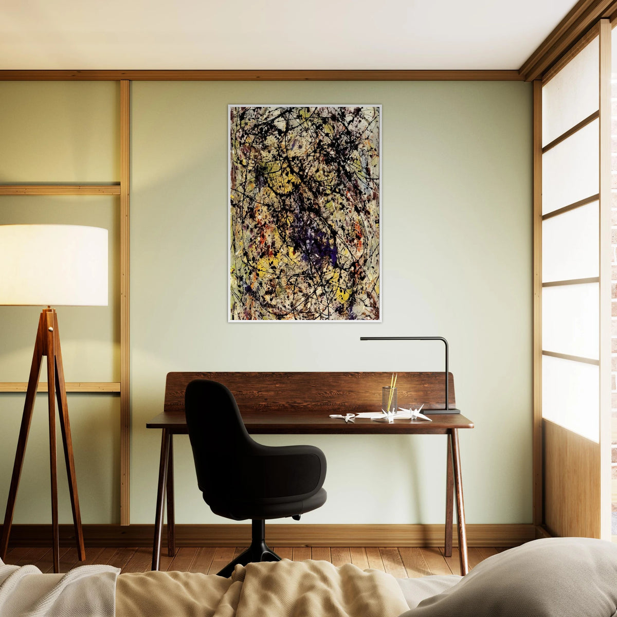 REFLECTIONS OF THE BIG DIPPER 1947 Framed Poster | Jackson Pollock Framed Prints Wall Art | Jackson Pollock Store