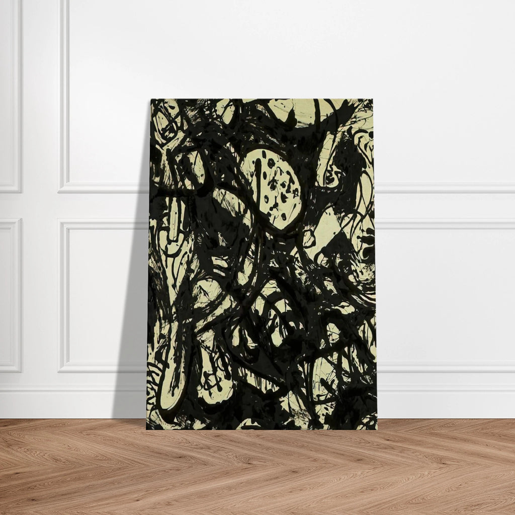 BLACK WHITE NUMBER 20 1951 Canvas | Jackson Pollock Canvas | Jackson Pollock Store