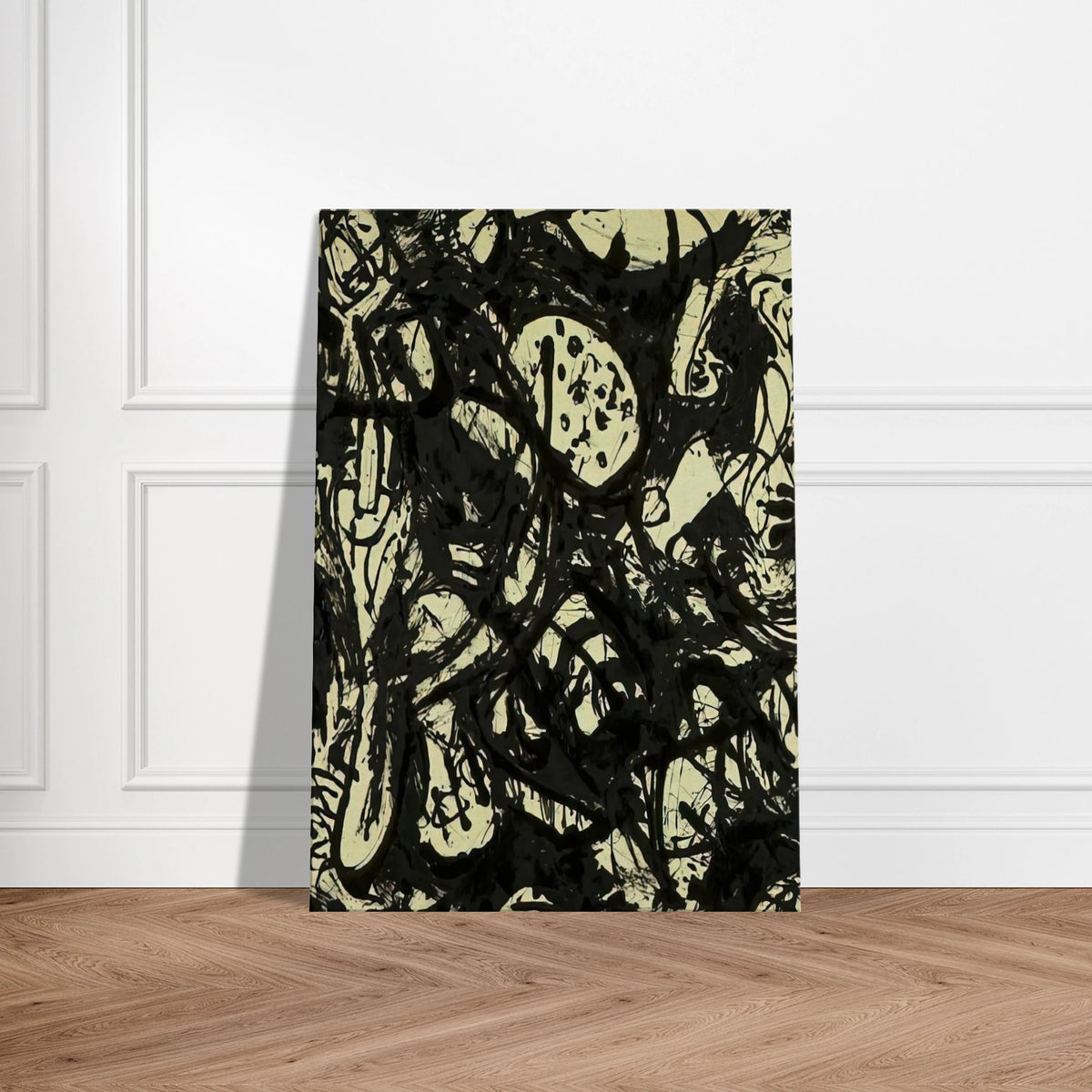 BLACK WHITE NUMBER 20 1951 Canvas | Jackson Pollock Canvas | Jackson Pollock Store