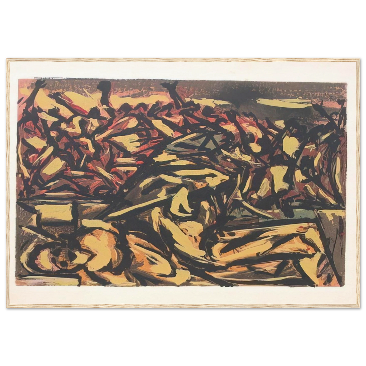 UNTITLED 1941 1 Framed Poster | Jackson Pollock Framed Prints Wall Art | Jackson Pollock Store
