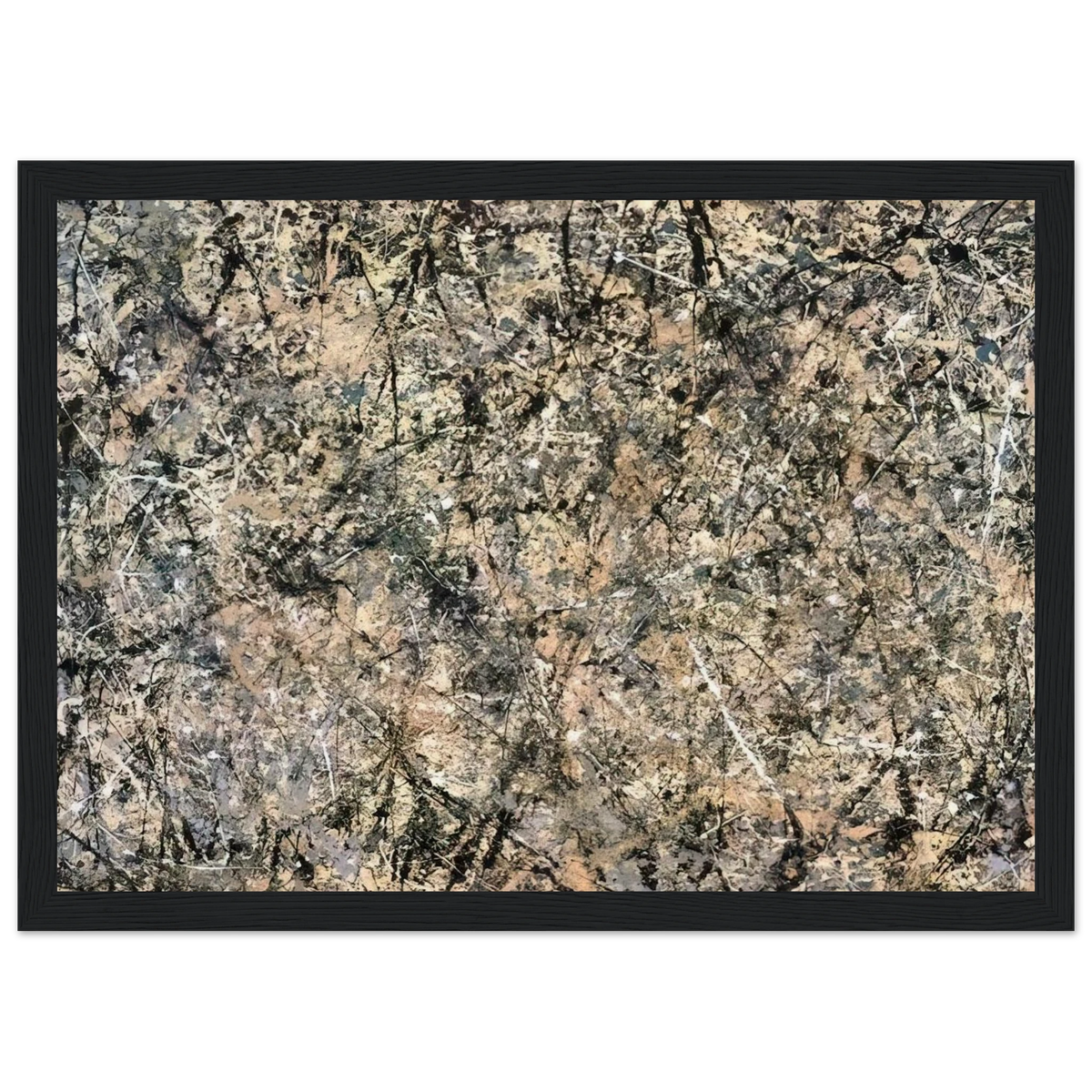 NUMBER 1 LAVENDER MIST 1950 1 Framed Poster | Jackson Pollock Framed Prints Wall Art | Jackson Pollock Store