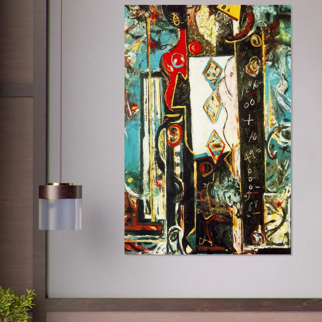 MALE AND FEMALE Poster | Jackson Pollock Poster | Jackson Pollock Store