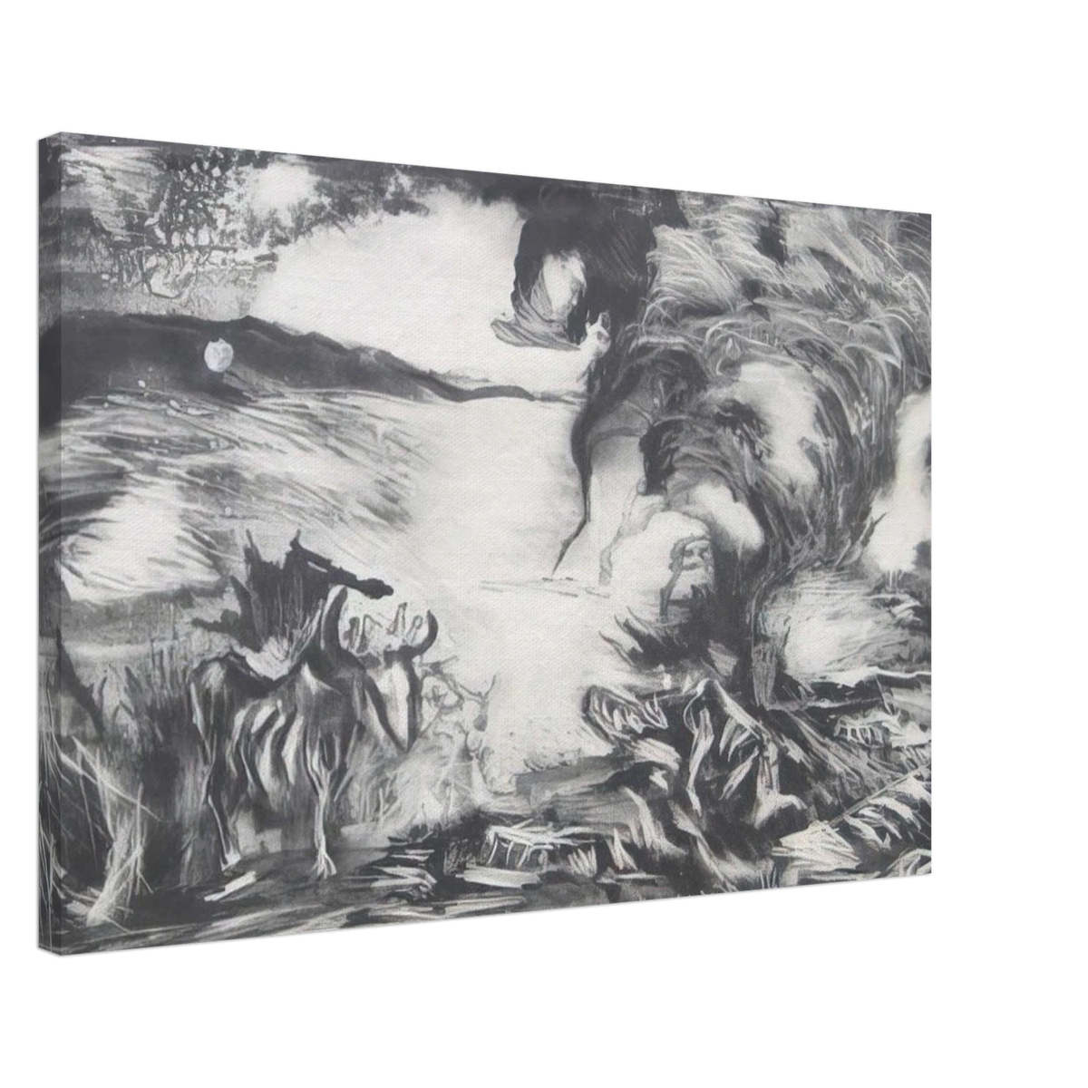 LANDSCAPE WITH STEER 1937 1 Canvas | Jackson Pollock Canvas | Jackson Pollock Store