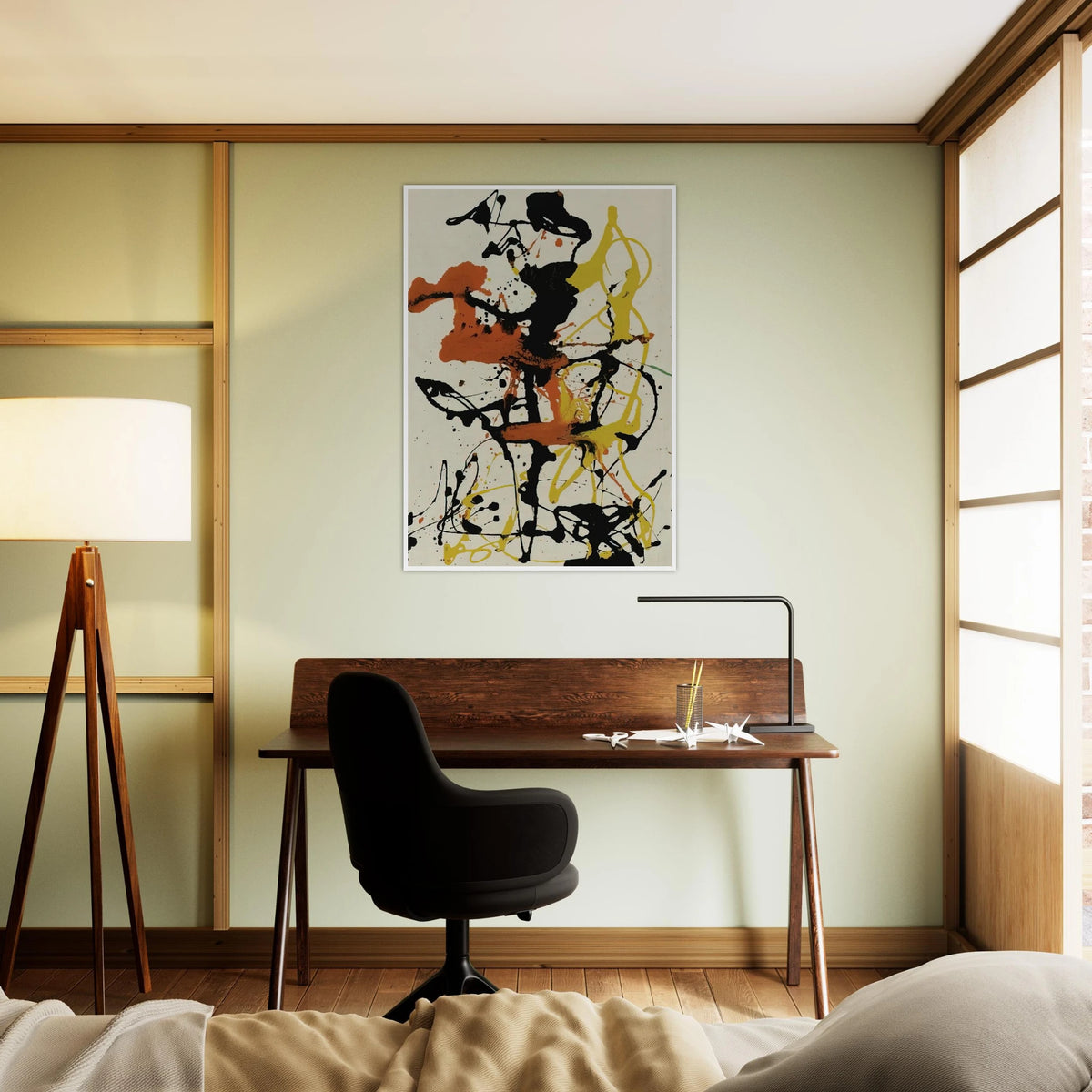 NUMBER 26 1949 Framed Poster | Jackson Pollock Framed Prints Wall Art | Jackson Pollock Store