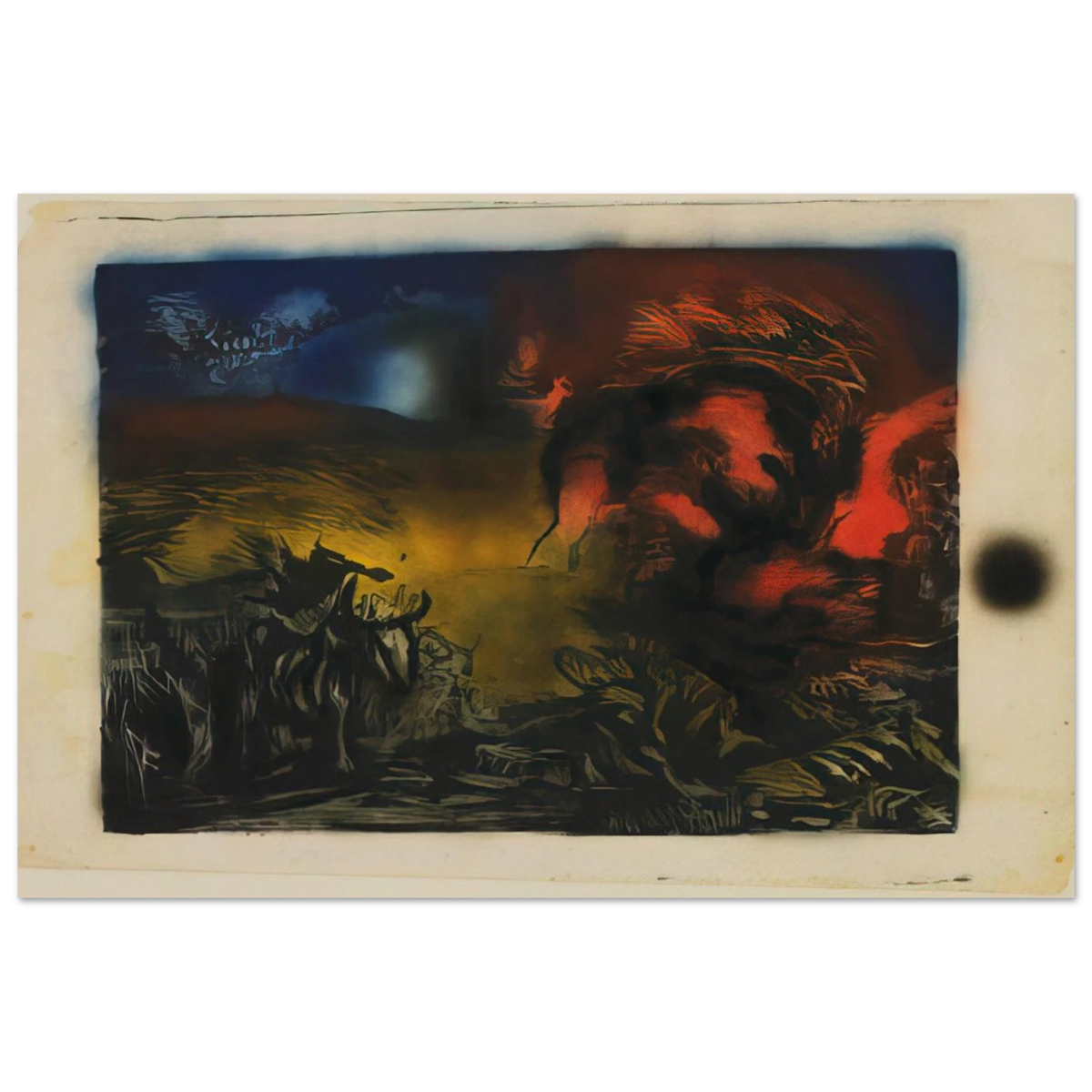 LANDSCAPE WITH STEER 1937 Poster | Jackson Pollock Poster | Jackson Pollock Store