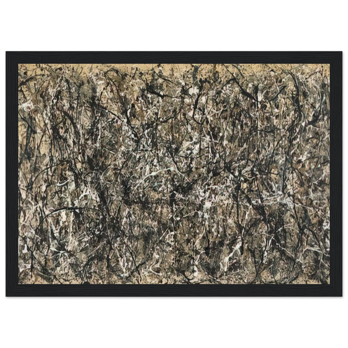 ONE NUMBER 31 1950 Framed Poster | Jackson Pollock Framed Prints Wall Art | Jackson Pollock Store