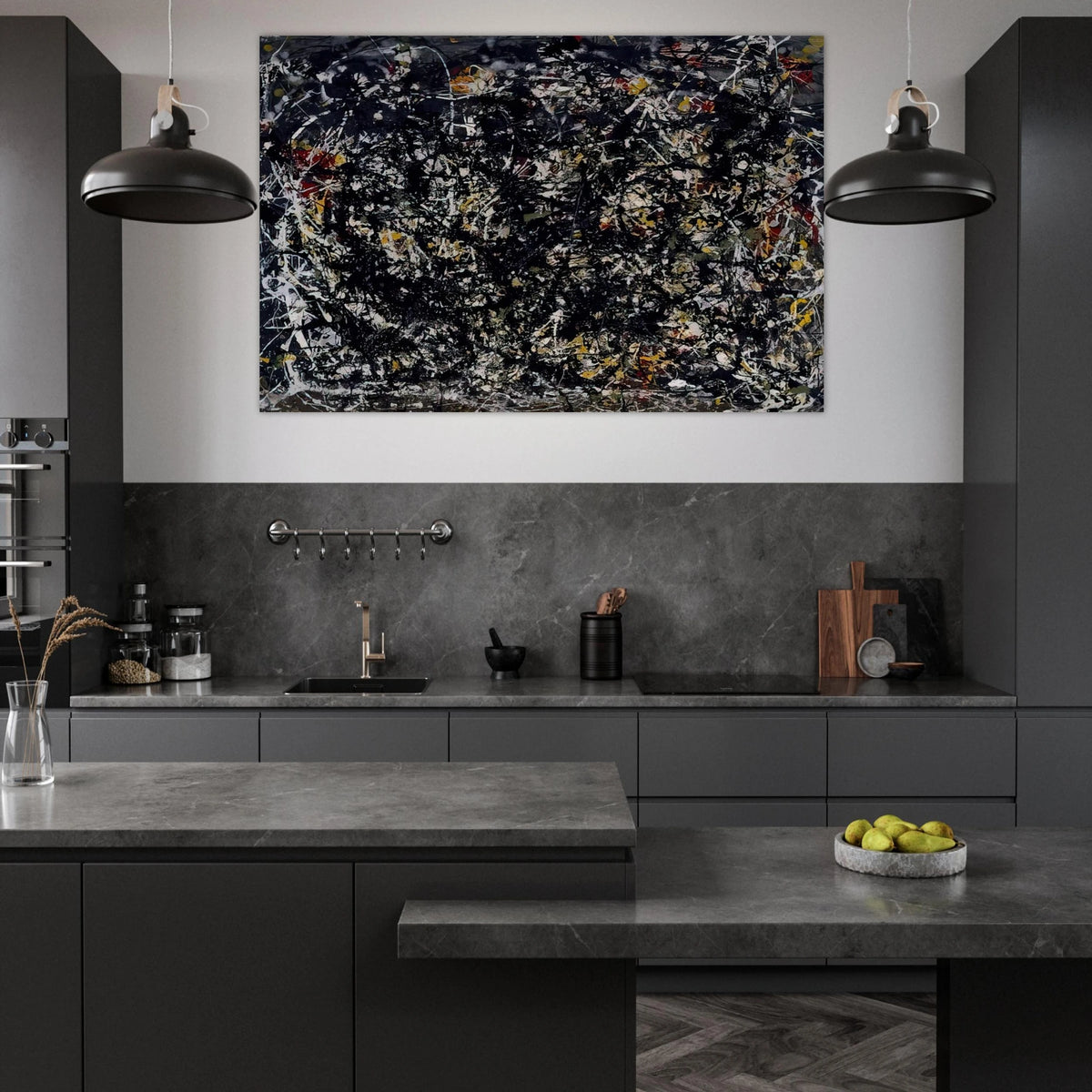 NUMBER 6 1949 Poster | Jackson Pollock Poster | Jackson Pollock Store