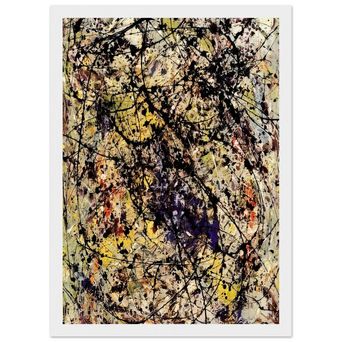 REFLECTIONS OF THE BIG DIPPER 1947 Framed Poster | Jackson Pollock Framed Prints Wall Art | Jackson Pollock Store
