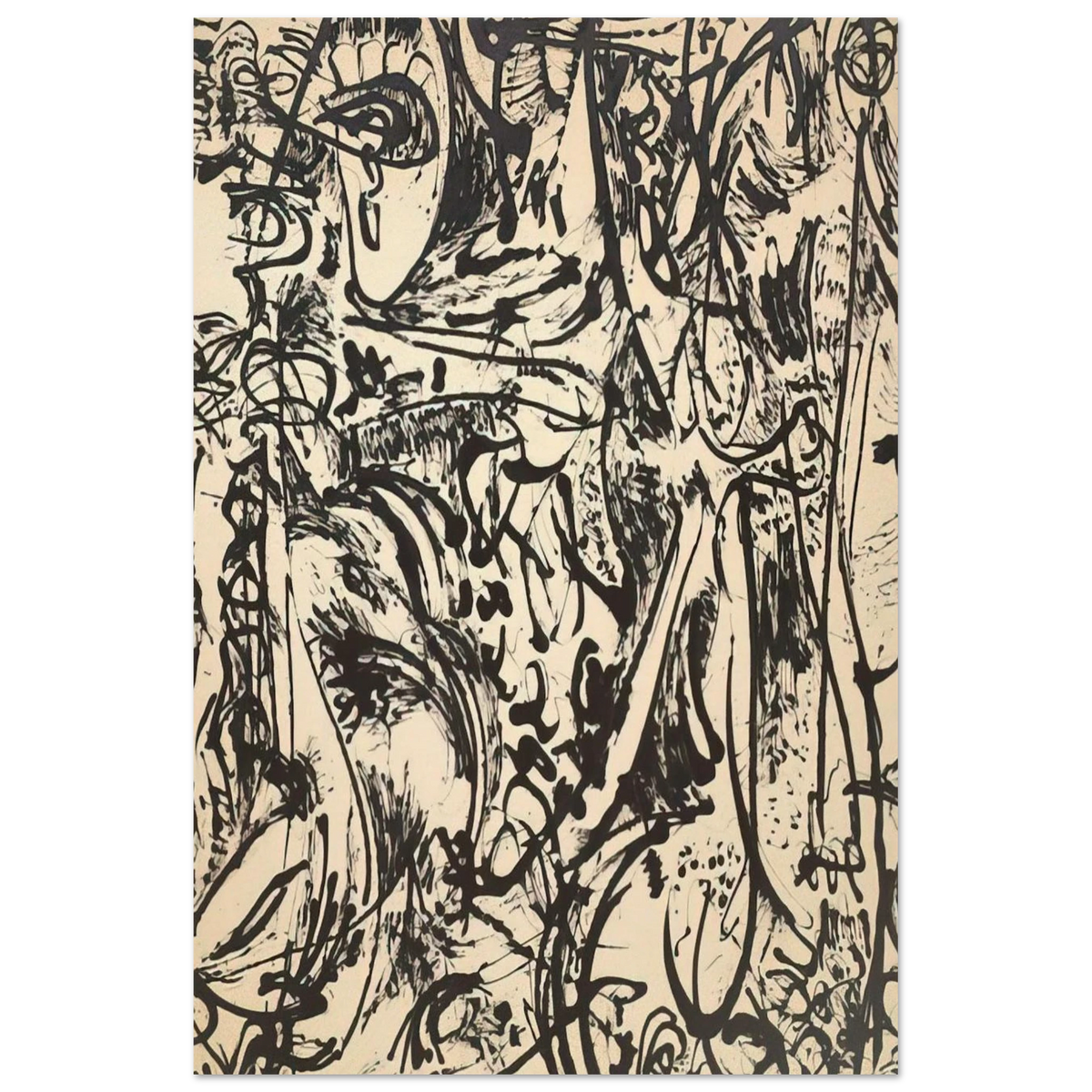 ECHO 1951 Poster | Jackson Pollock Poster | Jackson Pollock Store