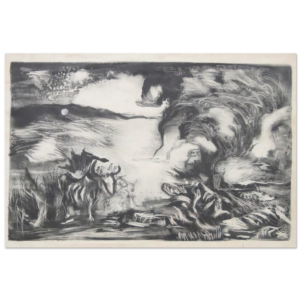 LANDSCAPE WITH STEER 1937 1 Poster | Jackson Pollock Poster | Jackson Pollock Store