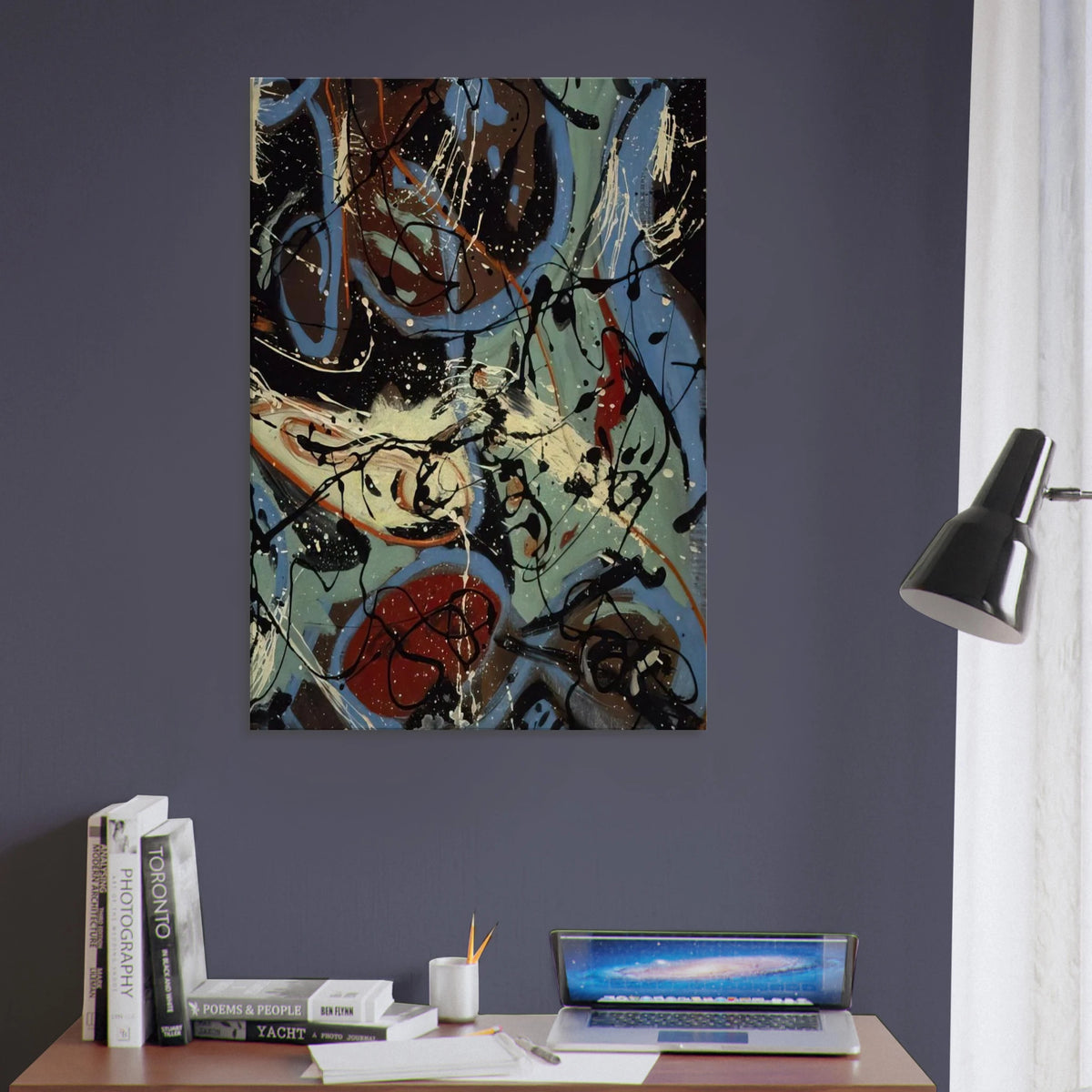 COMPOSITION WITH POURING II Canvas | Jackson Pollock Canvas | Jackson Pollock Store