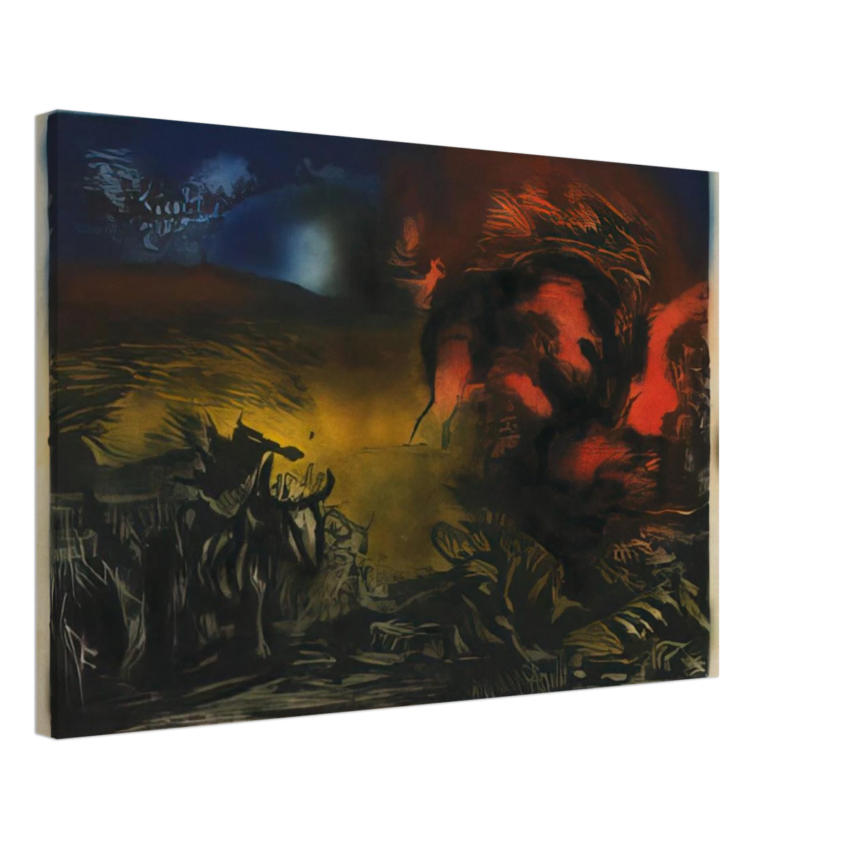 LANDSCAPE WITH STEER 1937 Canvas | Jackson Pollock Canvas | Jackson Pollock Store