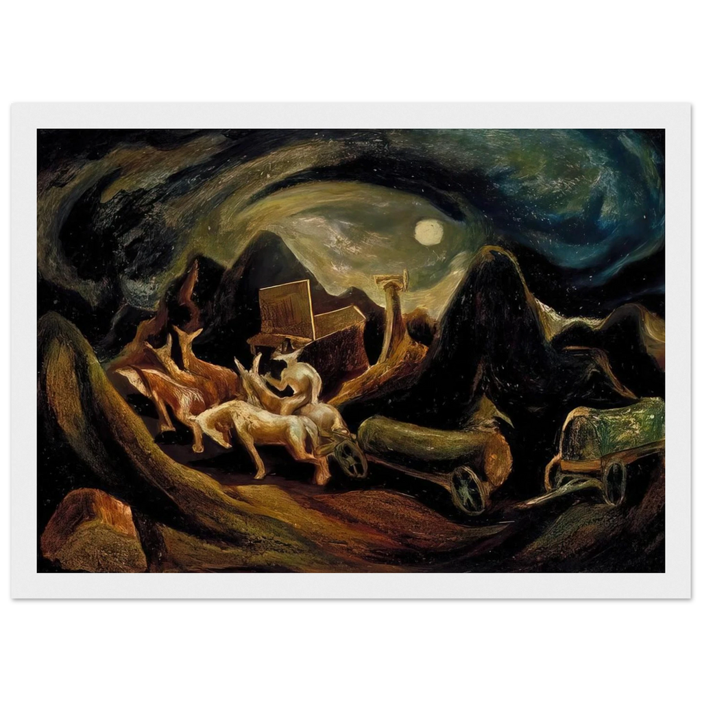 GOING WEST 1935 1 Framed Poster | Jackson Pollock Framed Prints Wall Art | Jackson Pollock Store