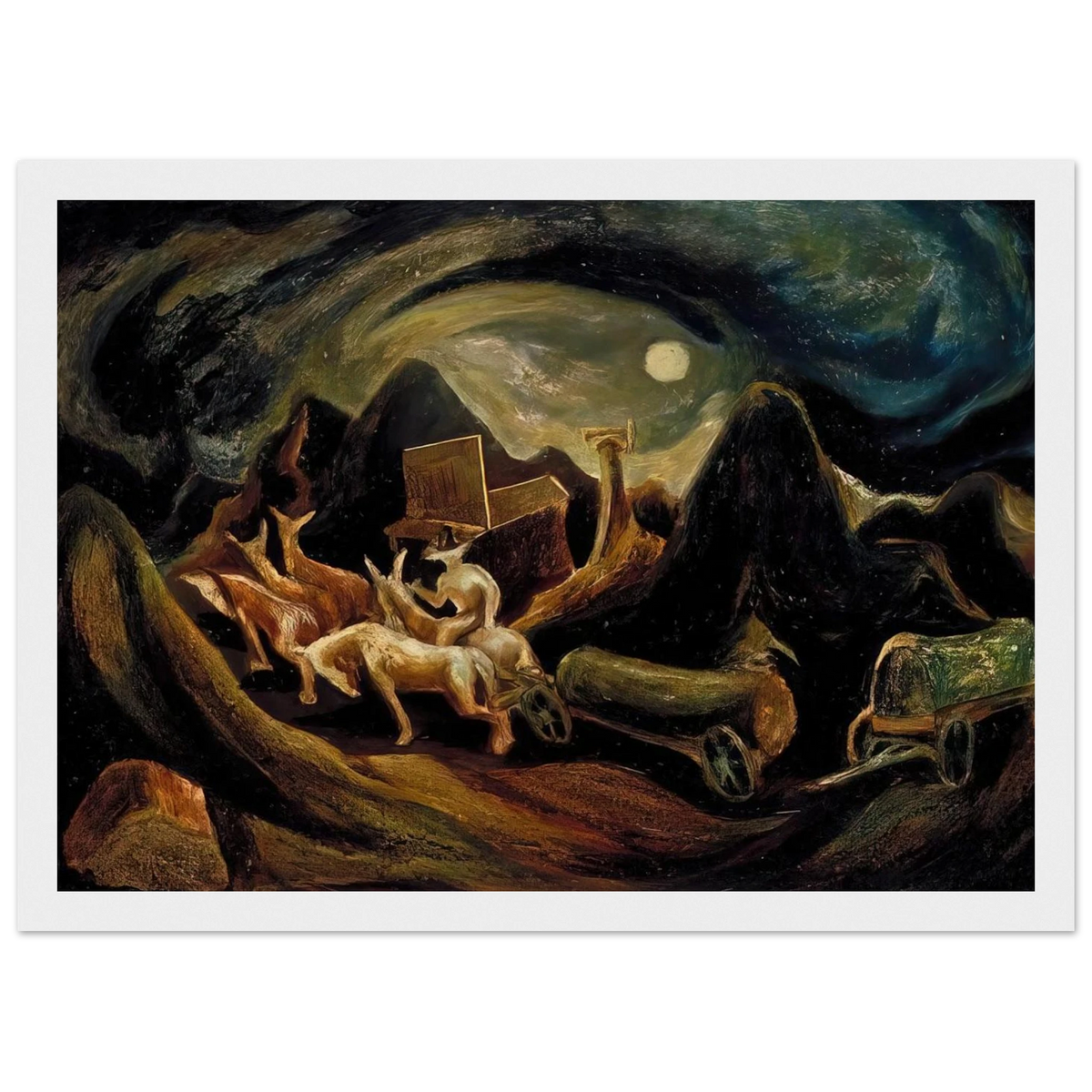 GOING WEST 1935 1 Framed Poster | Jackson Pollock Framed Prints Wall Art | Jackson Pollock Store
