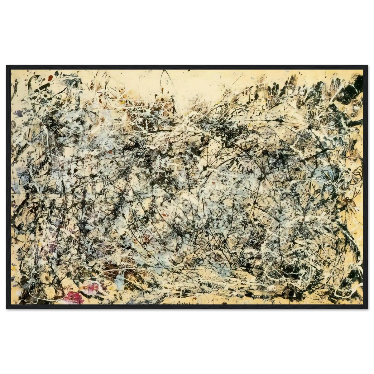 NO 1 1948 Framed Poster | Jackson Pollock Framed Prints Wall Art | Jackson Pollock Store