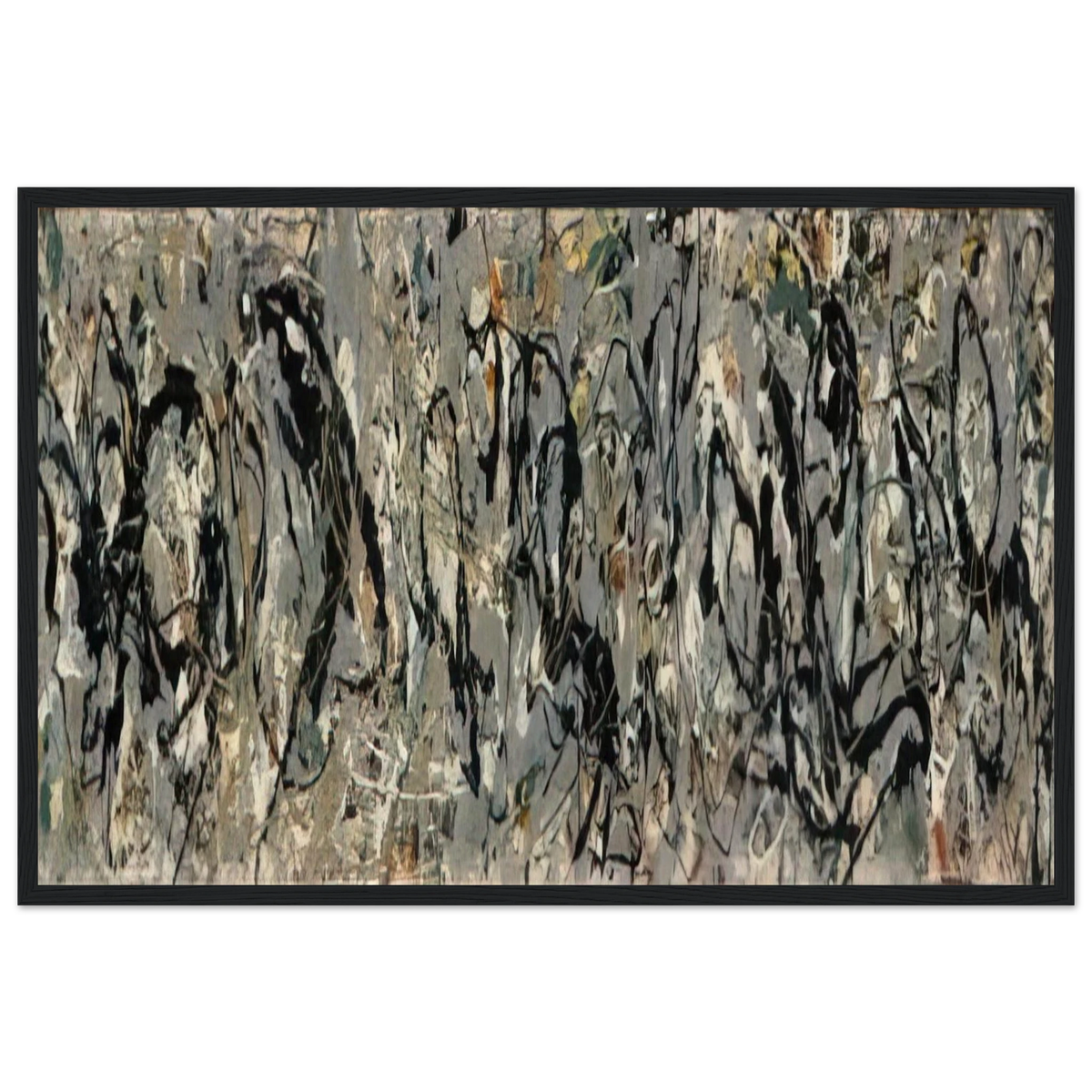 NUMBER 10 1949 Framed Poster | Jackson Pollock Framed Prints Wall Art | Jackson Pollock Store