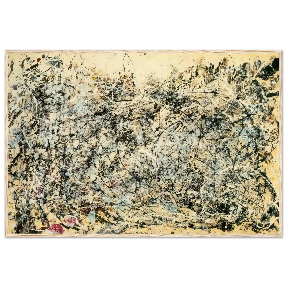 NO 1 1948 Framed Poster | Jackson Pollock Framed Prints Wall Art | Jackson Pollock Store