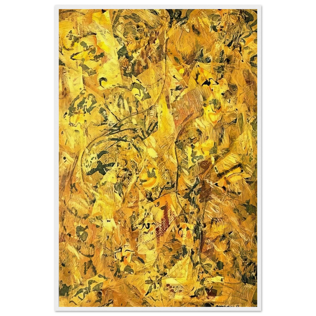 NUMBER 2 Framed Poster | Jackson Pollock Framed Prints Wall Art | Jackson Pollock Store