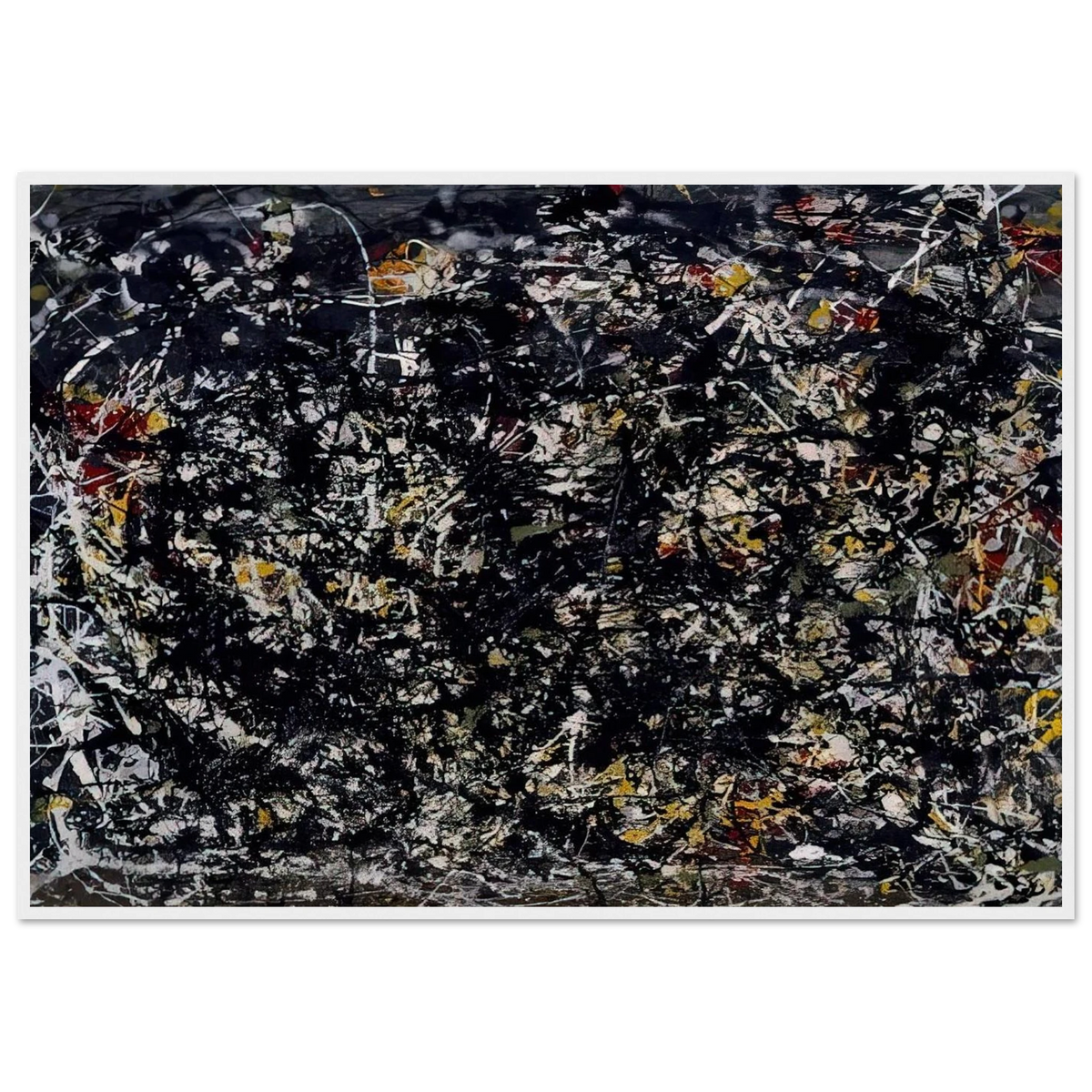 NUMBER 6 1949 Framed Poster | Jackson Pollock Framed Prints Wall Art | Jackson Pollock Store