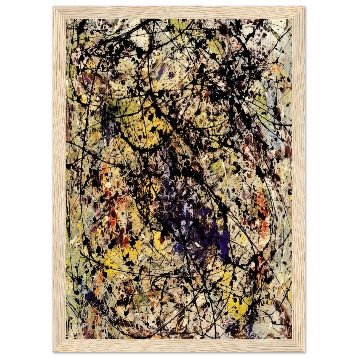 REFLECTIONS OF THE BIG DIPPER 1947 Framed Poster | Jackson Pollock Framed Prints Wall Art | Jackson Pollock Store
