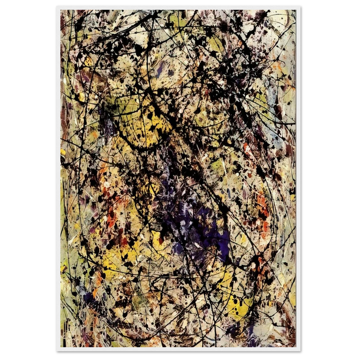 REFLECTIONS OF THE BIG DIPPER 1947 Framed Poster | Jackson Pollock Framed Prints Wall Art | Jackson Pollock Store