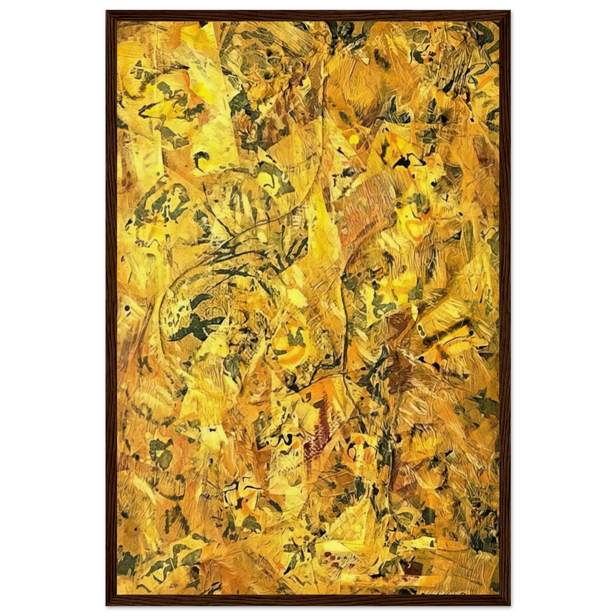 NUMBER 2 Framed Poster | Jackson Pollock Framed Prints Wall Art | Jackson Pollock Store