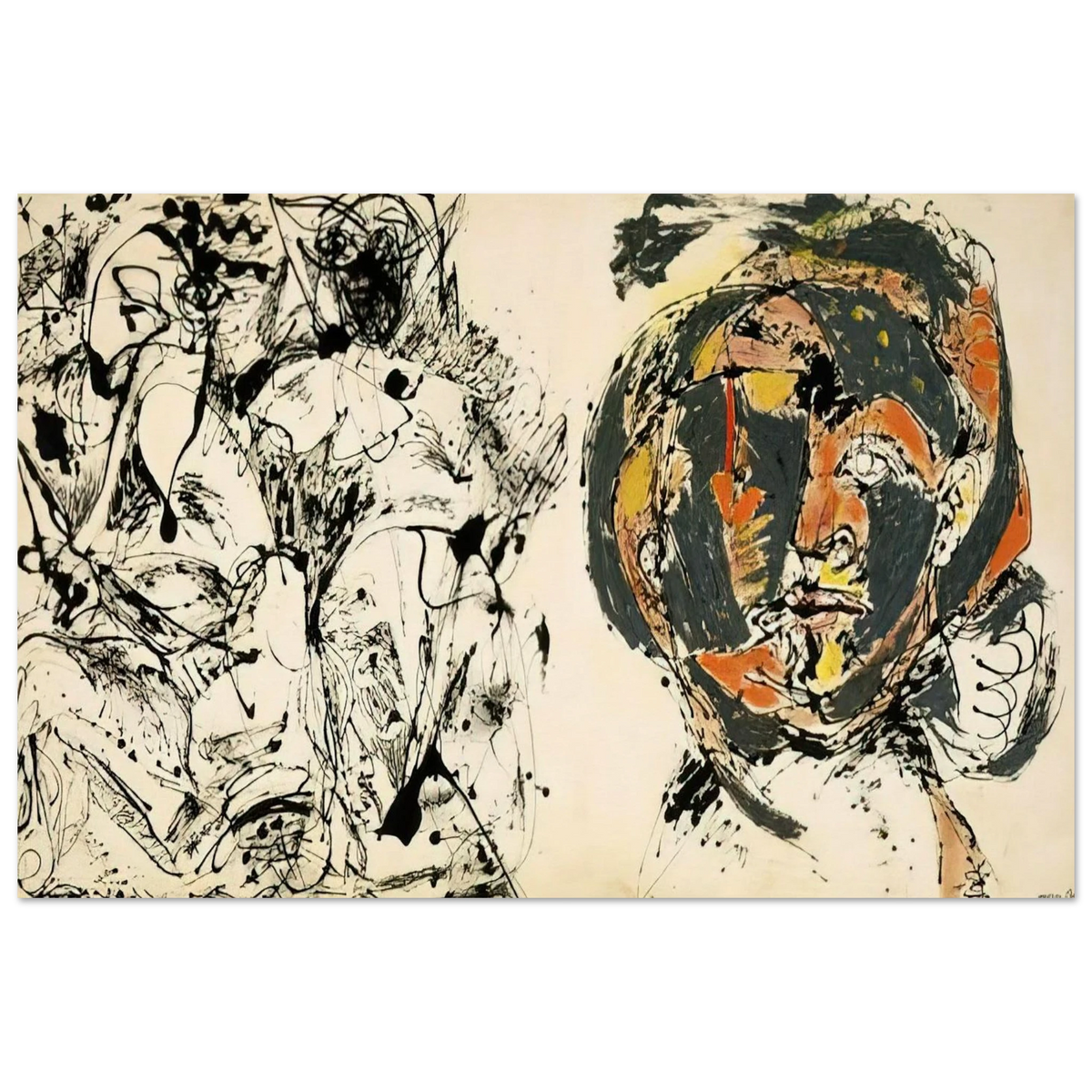 PORTRAIT AND A DREAM 1953 Poster | Jackson Pollock Poster | Jackson Pollock Store