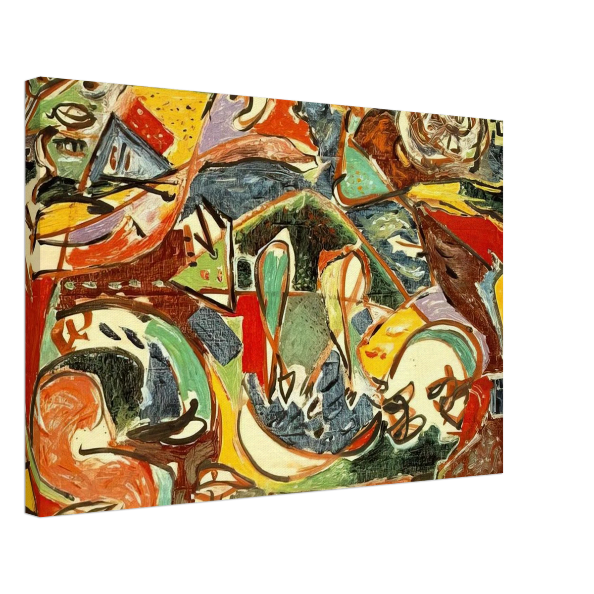 THE KEY Canvas | Jackson Pollock Canvas | Jackson Pollock Store