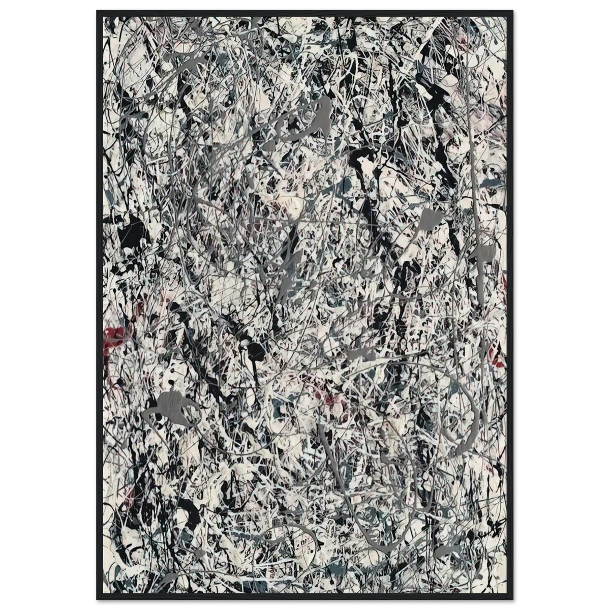 NUMBER 19 1948 Framed Poster | Jackson Pollock Framed Prints Wall Art | Jackson Pollock Store