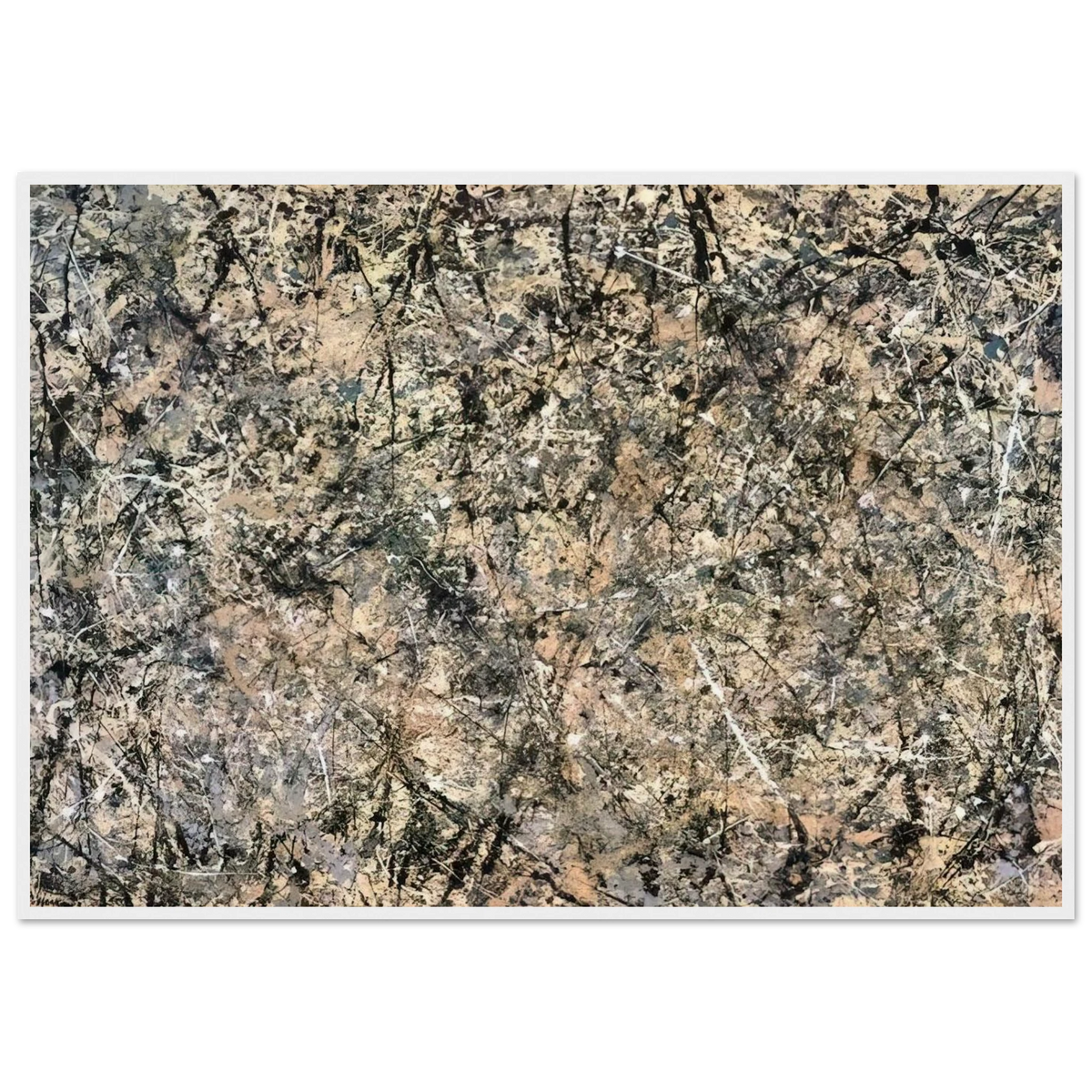 NUMBER 1 LAVENDER MIST 1950 1 Framed Poster | Jackson Pollock Framed Prints Wall Art | Jackson Pollock Store