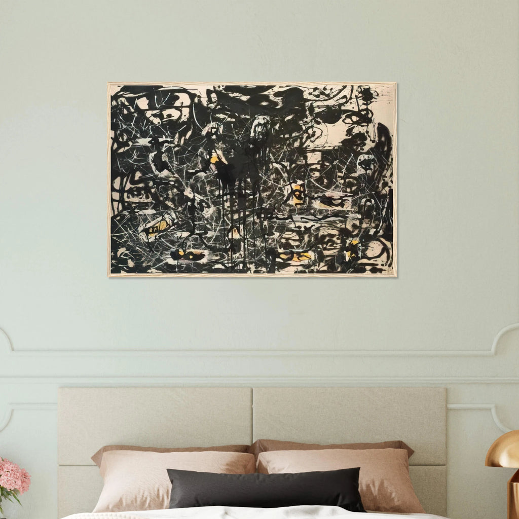 YELLOW ISLANDS Framed Poster | Jackson Pollock Framed Prints Wall Art | Jackson Pollock Store