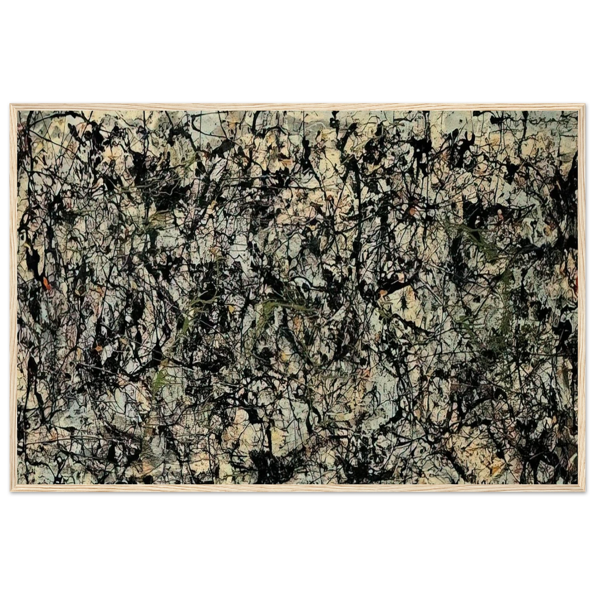 LUCIFER 1947 Framed Poster | Jackson Pollock Framed Prints Wall Art | Jackson Pollock Store
