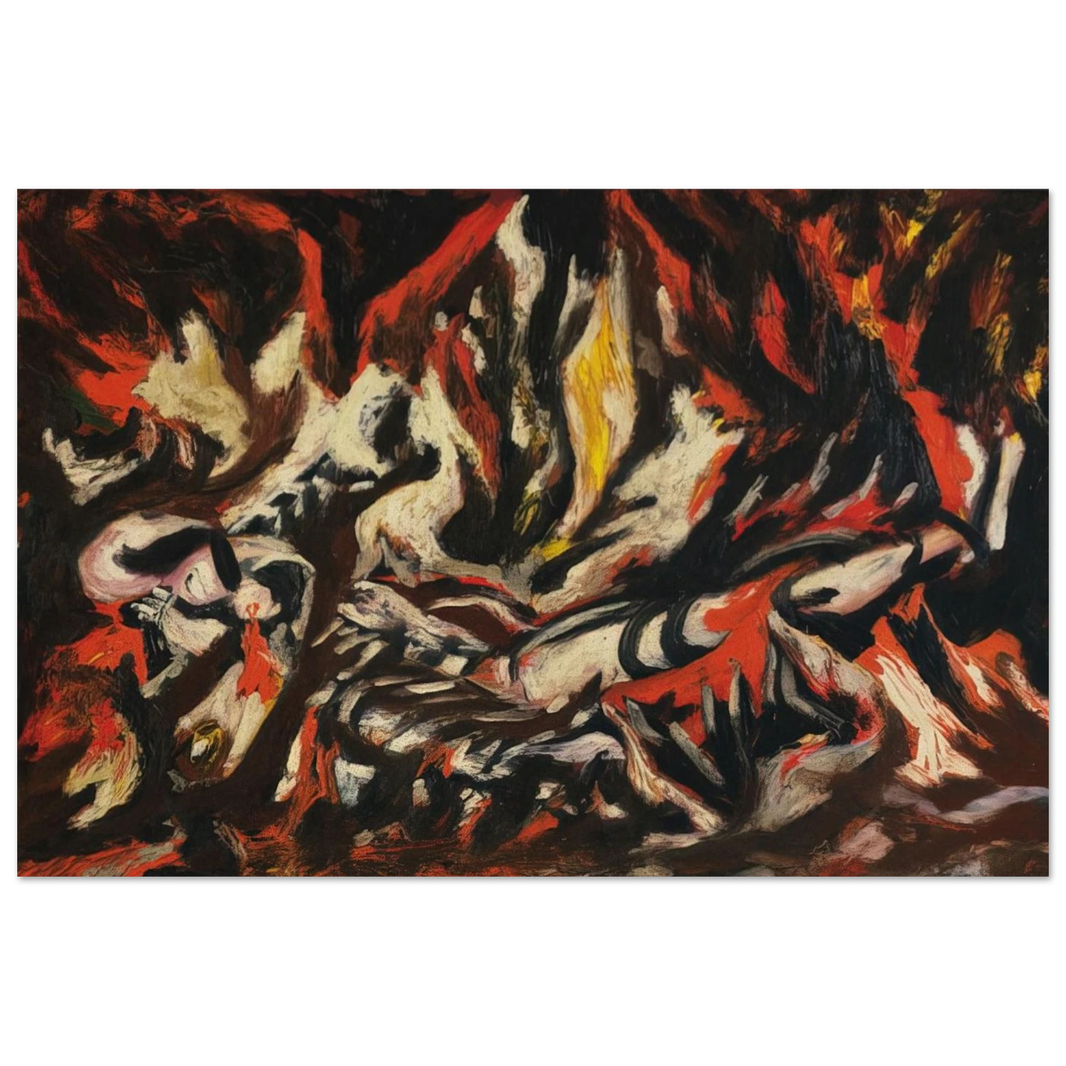 THE FLAME 1938 Poster | Jackson Pollock Poster | Jackson Pollock Store