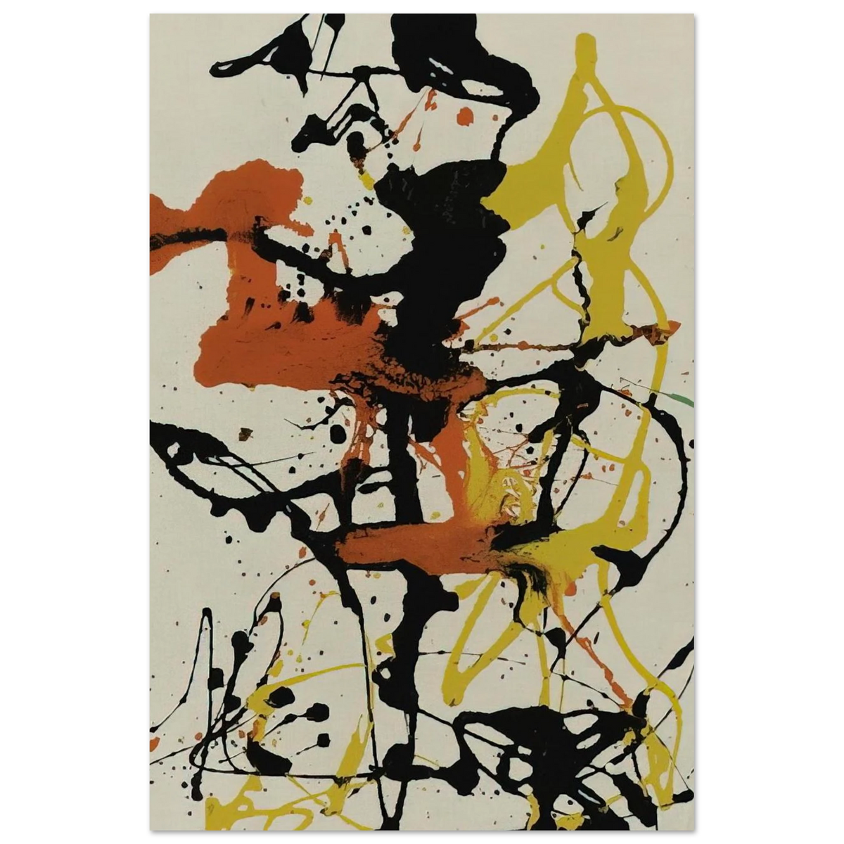 NUMBER 26 1949 Poster | Jackson Pollock Poster | Jackson Pollock Store