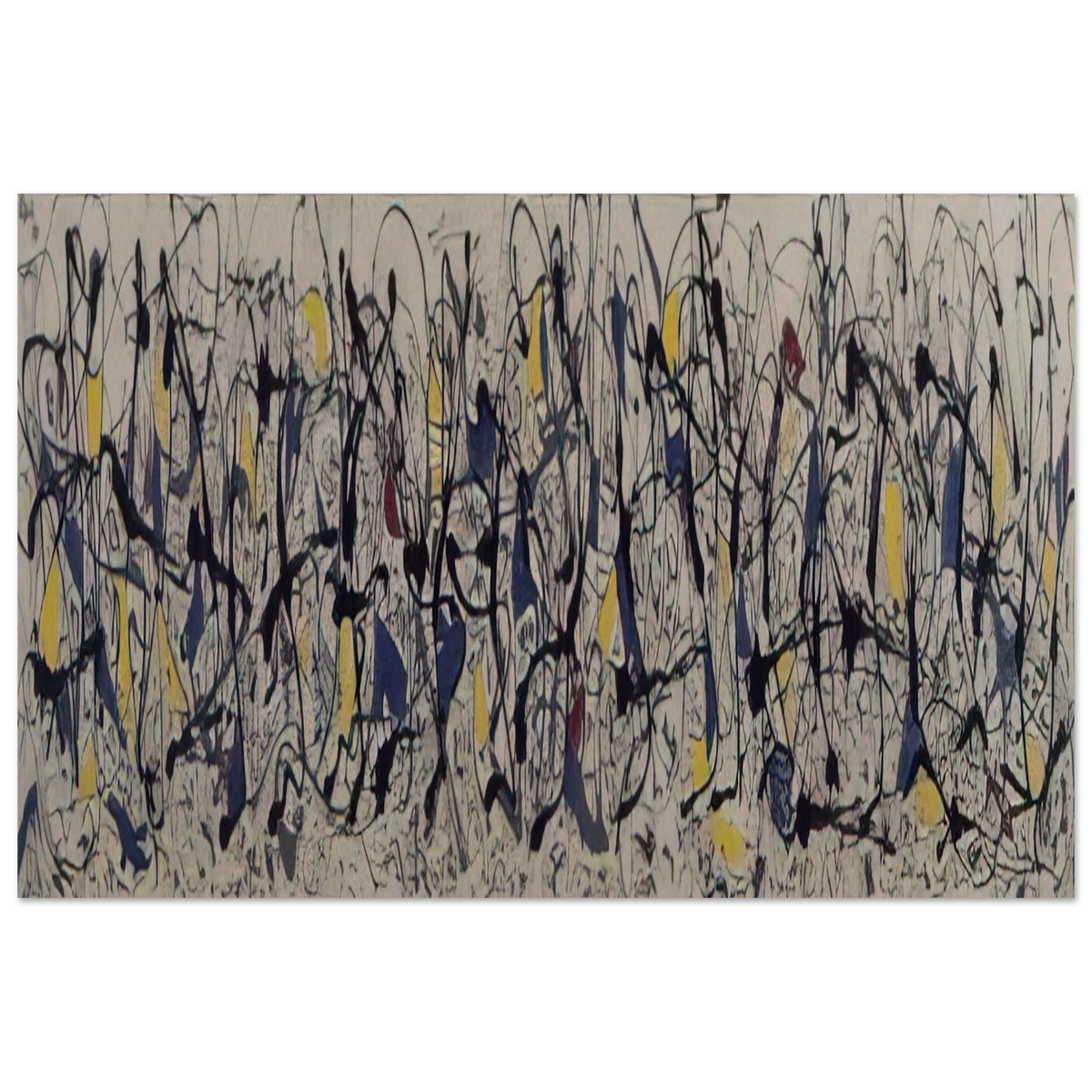SUMMERTIME NUMBER 9A 1948 Poster | Jackson Pollock Poster | Jackson Pollock Store