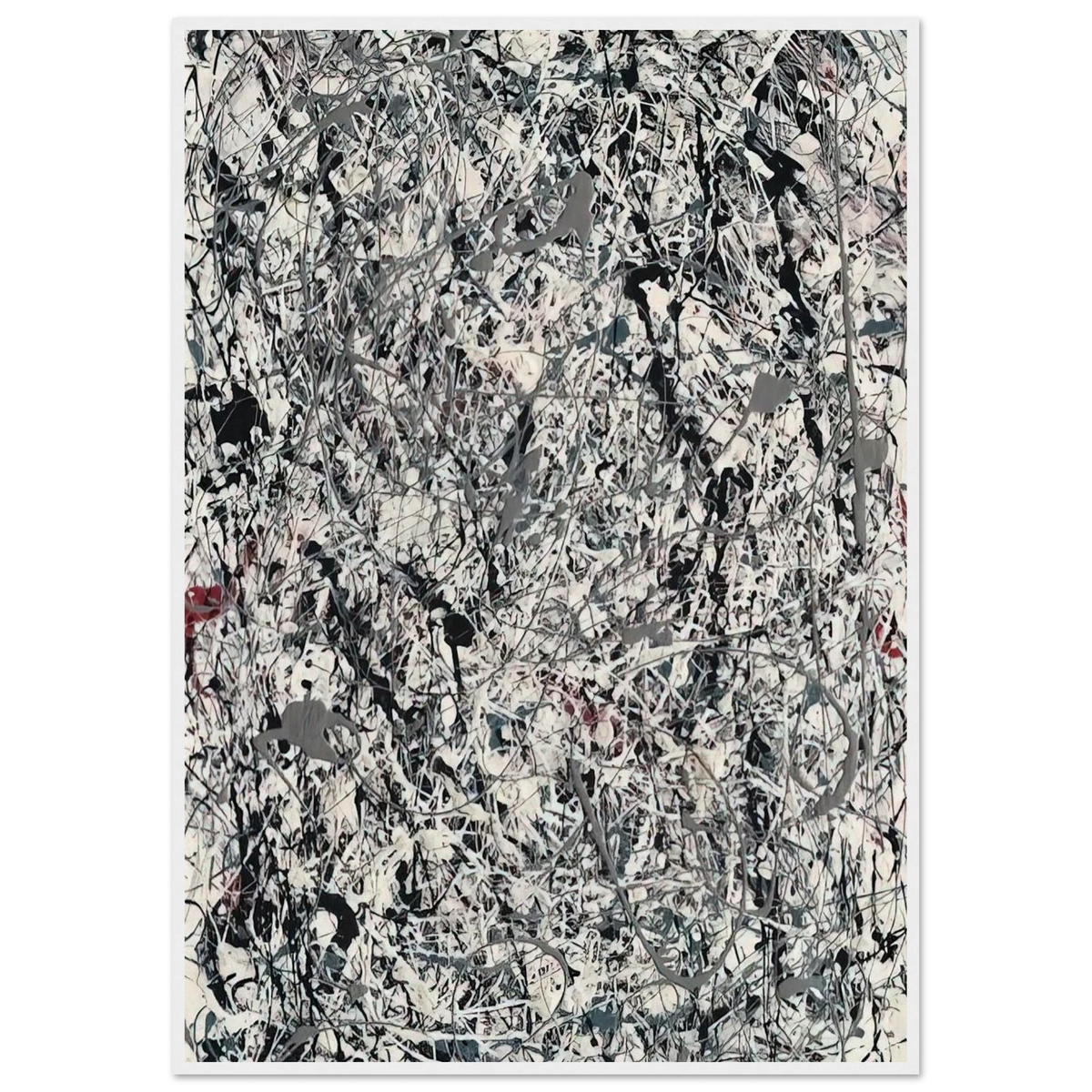 NUMBER 19 1948 Framed Poster | Jackson Pollock Framed Prints Wall Art | Jackson Pollock Store