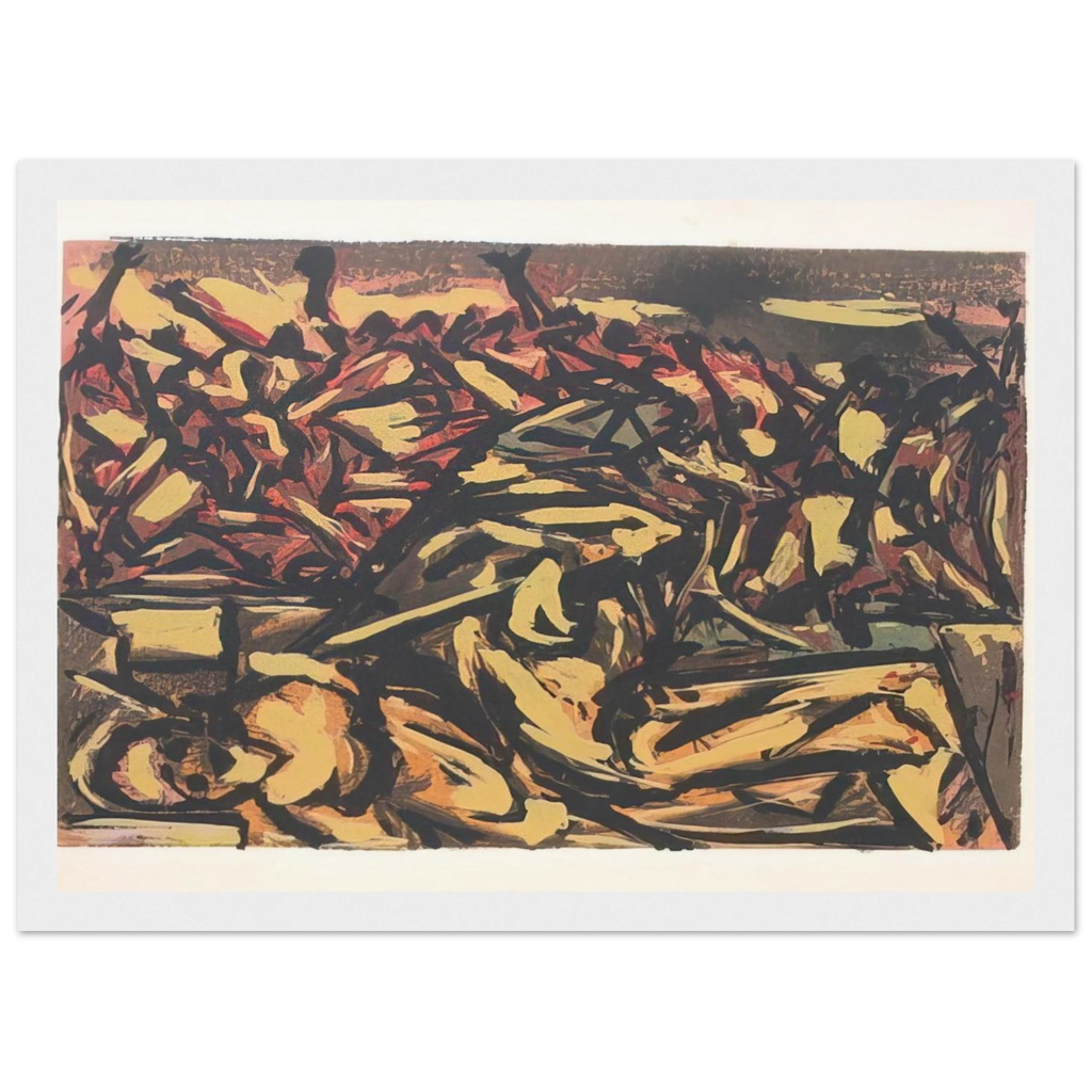 UNTITLED 1941 1 Framed Poster | Jackson Pollock Framed Prints Wall Art | Jackson Pollock Store