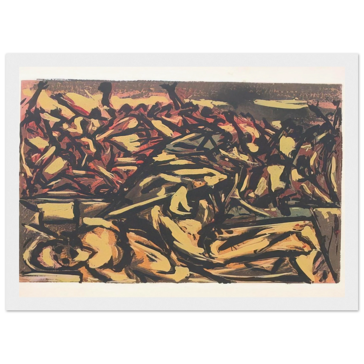 UNTITLED 1941 1 Framed Poster | Jackson Pollock Framed Prints Wall Art | Jackson Pollock Store