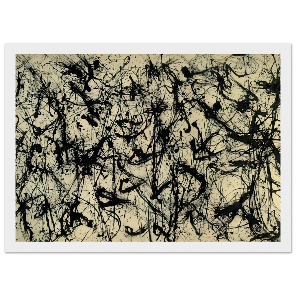 NUMBER 32 1950 Framed Poster | Jackson Pollock Framed Prints Wall Art | Jackson Pollock Store