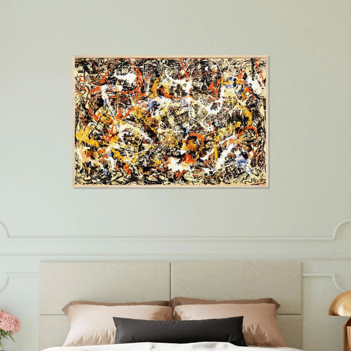 CONVERGENCE 1952 Framed Poster | Jackson Pollock Framed Prints Wall Art | Jackson Pollock Store