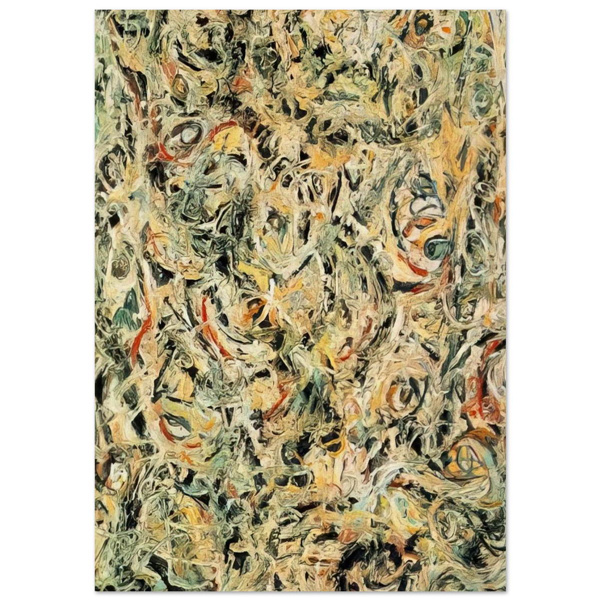 EYES IN THE HEAT 1946 Poster | Jackson Pollock Poster | Jackson Pollock Store