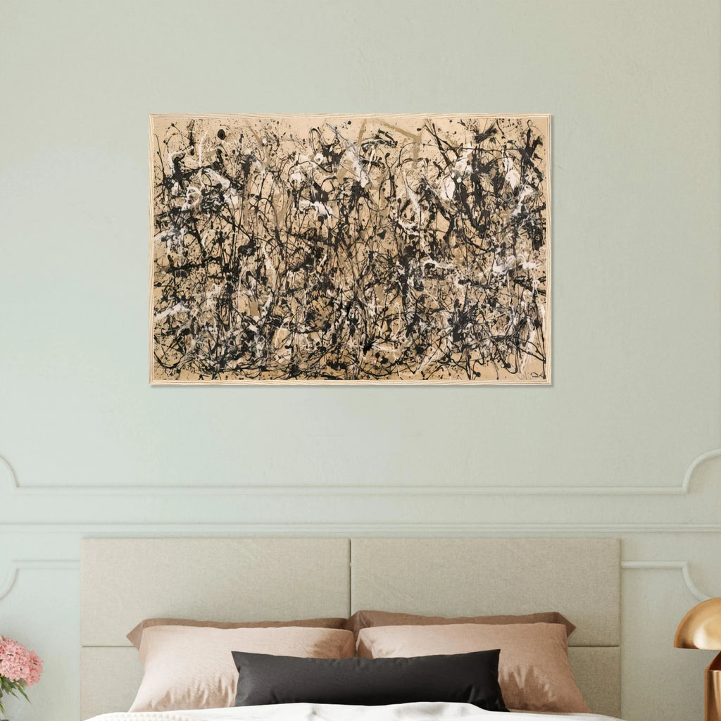 AUTUMN RHYTHM NUMBER 30 1950 Framed Poster | Jackson Pollock Framed Prints Wall Art | Jackson Pollock Store