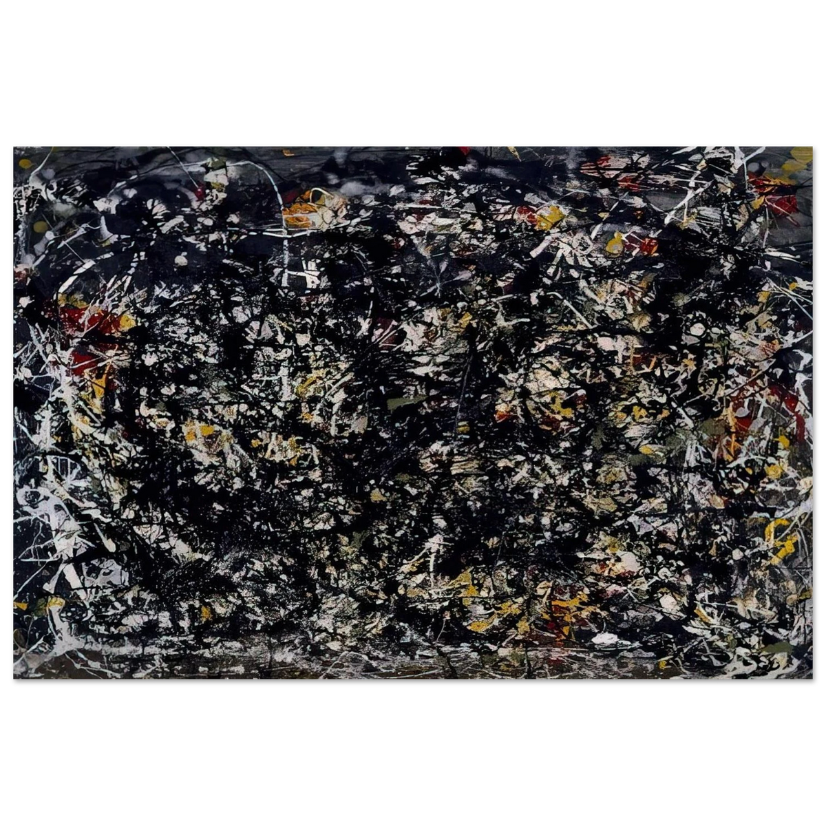 NUMBER 6 1949 Poster | Jackson Pollock Poster | Jackson Pollock Store