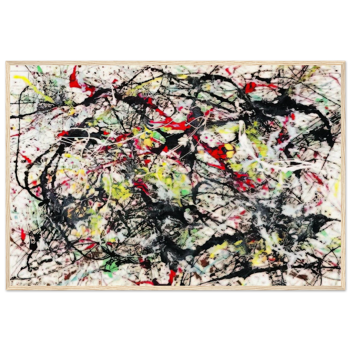 NUMBER 48 1949 Framed Poster | Jackson Pollock Framed Prints Wall Art | Jackson Pollock Store