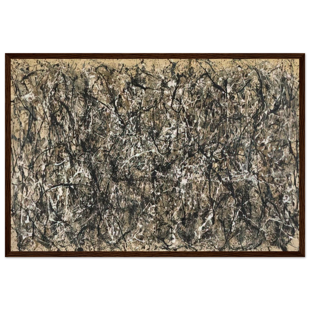 ONE NUMBER 31 1950 Framed Poster | Jackson Pollock Framed Prints Wall Art | Jackson Pollock Store