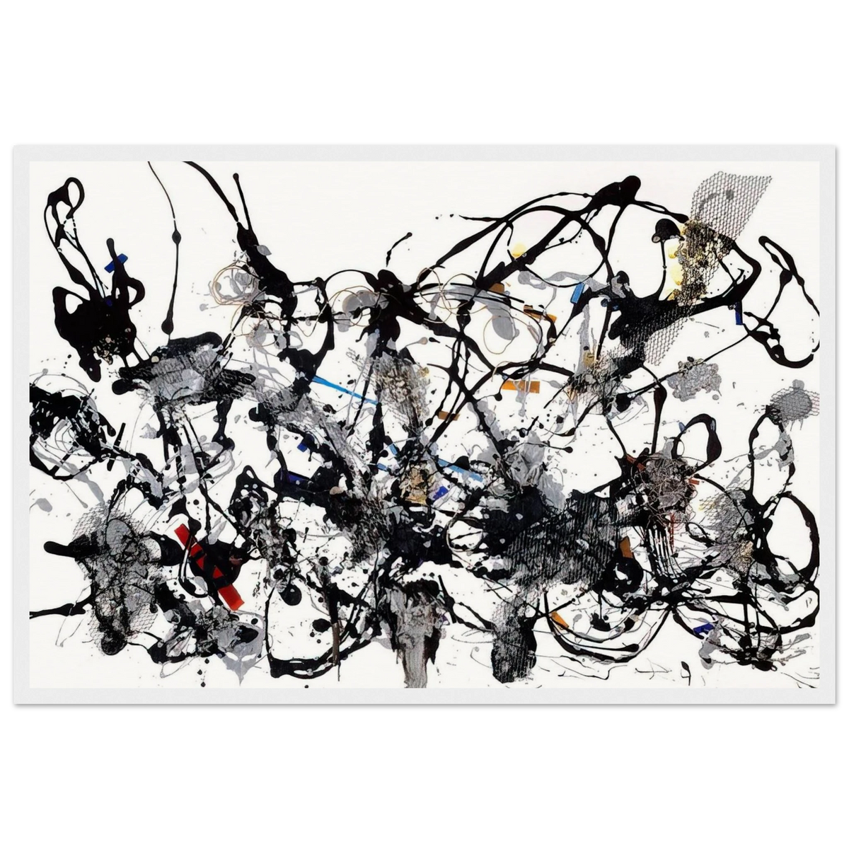 NUMBER 29 1950 Framed Poster | Jackson Pollock Framed Prints Wall Art | Jackson Pollock Store