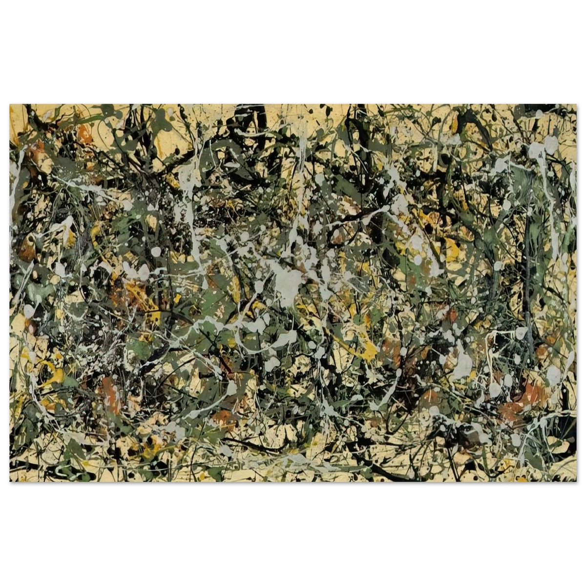 NUMBER 8 1949 Poster | Jackson Pollock Poster | Jackson Pollock Store