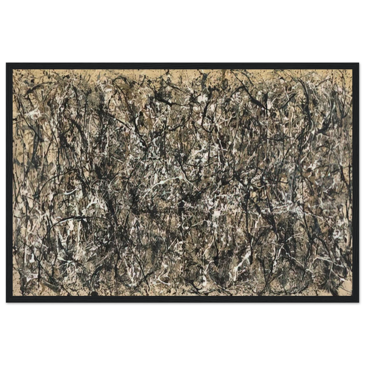ONE NUMBER 31 1950 Framed Poster | Jackson Pollock Framed Prints Wall Art | Jackson Pollock Store