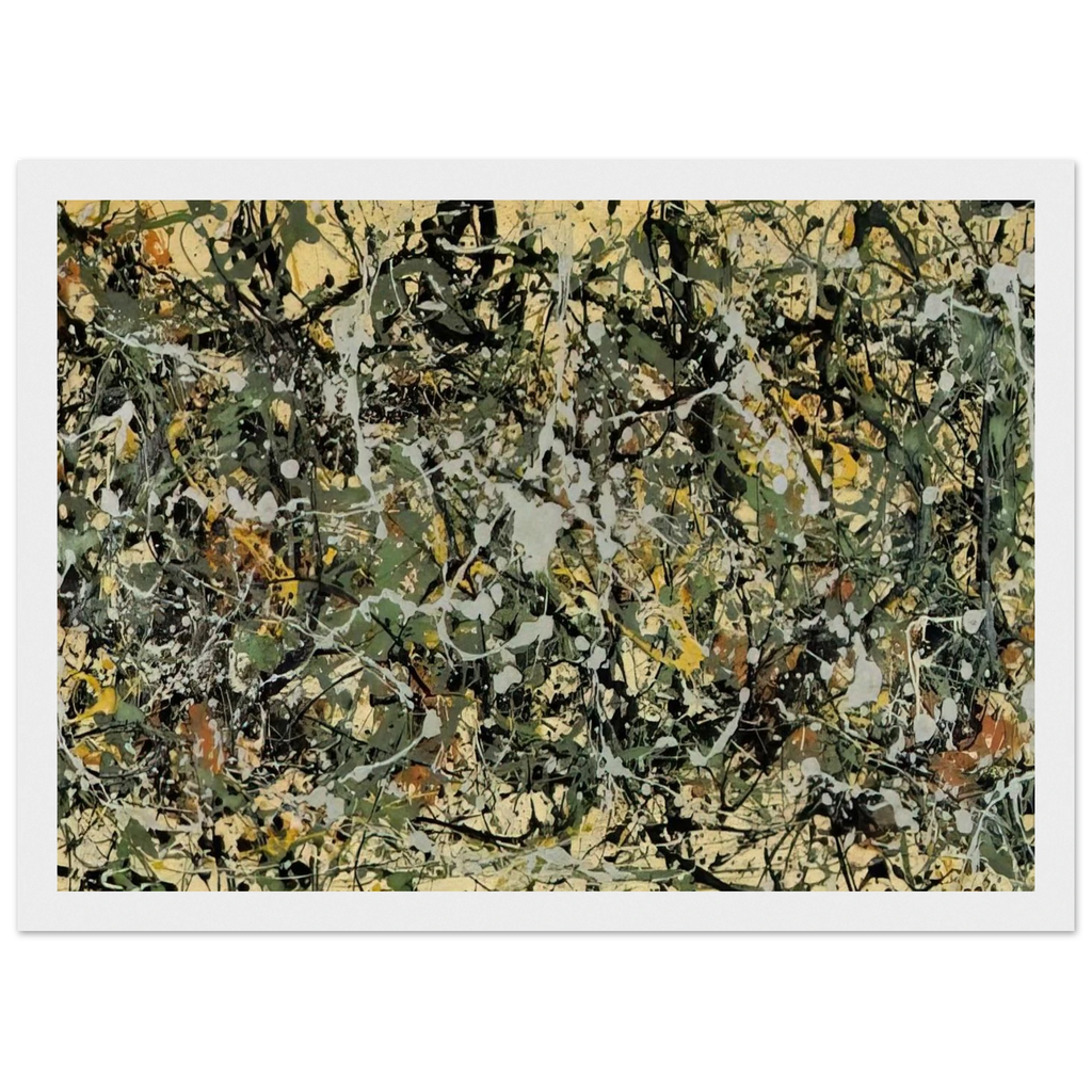 NUMBER 8 1949 Framed Poster | Jackson Pollock Framed Prints Wall Art | Jackson Pollock Store