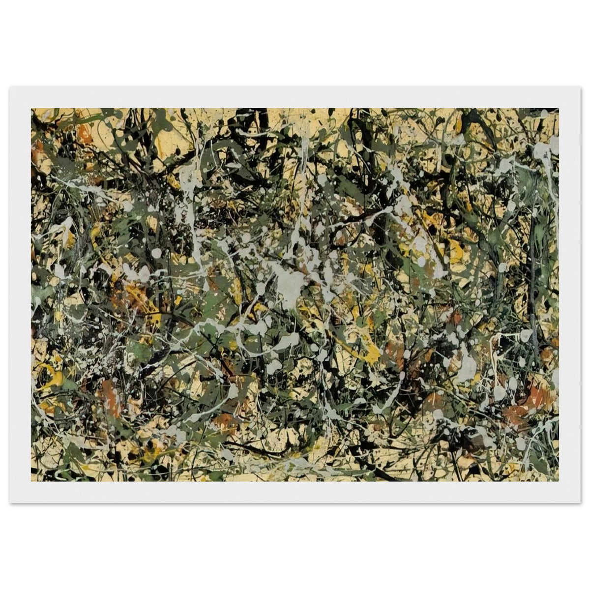 NUMBER 8 1949 Framed Poster | Jackson Pollock Framed Prints Wall Art | Jackson Pollock Store